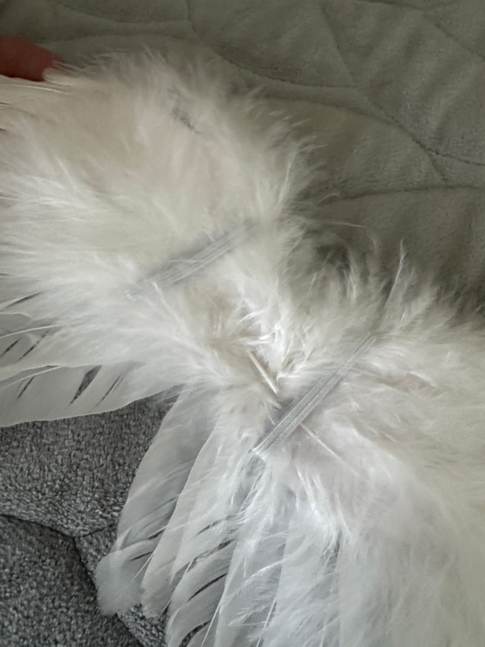 Labubu’s White Feather Angel Wings and White Lace DELUXE outfit - Picture 5 of 6